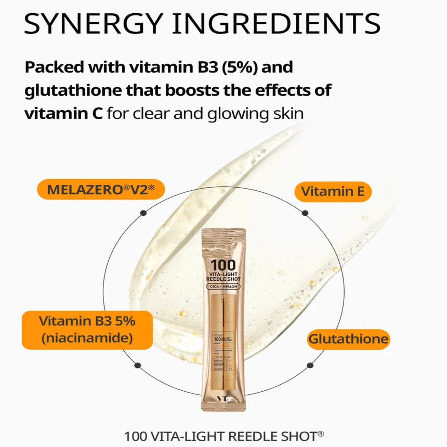 VT Cosmetics 100 Vit-Light Reedle Shot 10X2ml