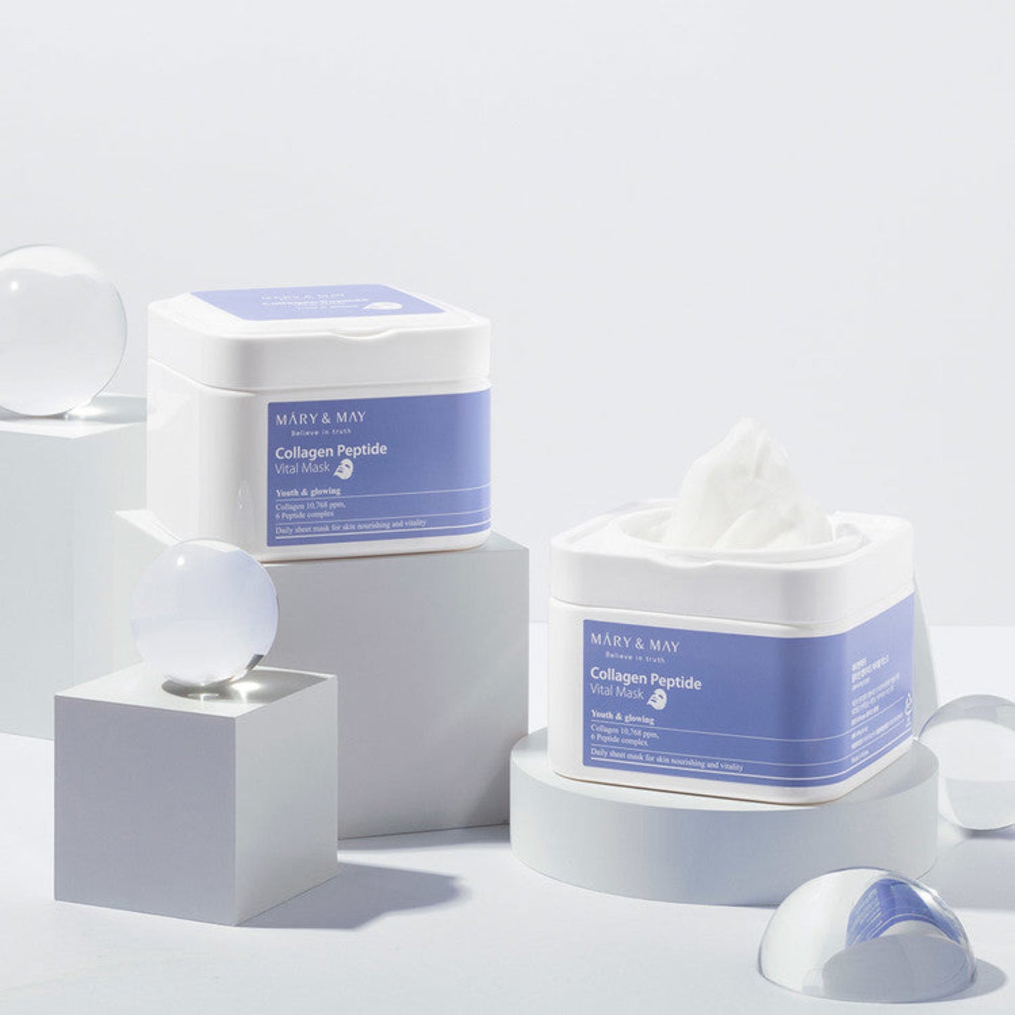 Mary&May Collagen Peptide Vital Mask 30pcs