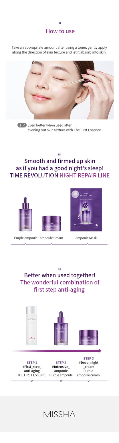 [MISSHA] Time Revolution Night Repair Ampoule