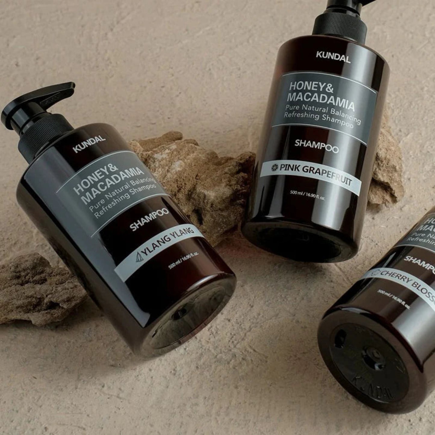 KUNDAL Honey & Macadamia Shampoo with Pink Grapefruit 500ml