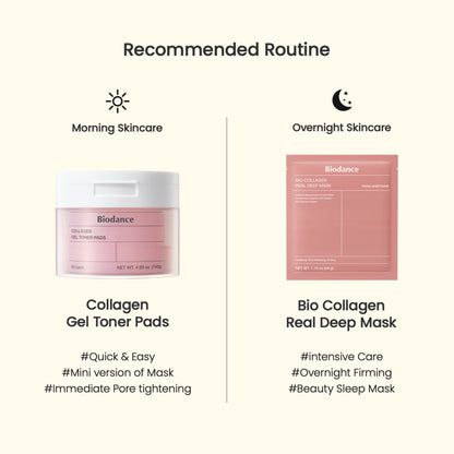 [BIODANCE] Collagen Gel Toner Pads