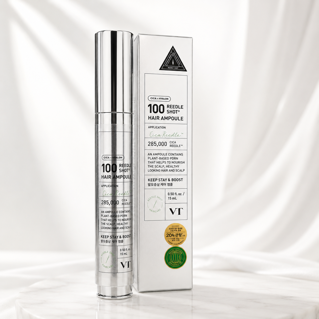 VT Cosmetics PDRN Reedle Shot Hair Ampoule 100 15ml