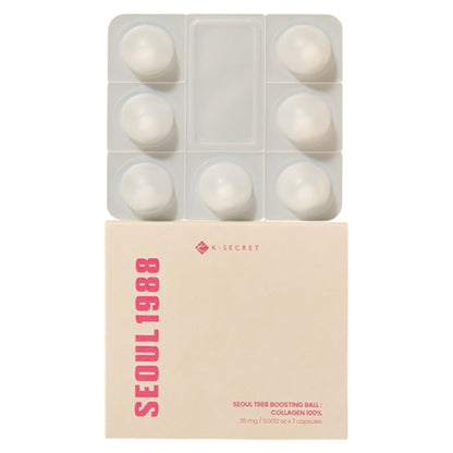 K-Secret SEOUL 1988 Boosting Ball : Collagen 100% 7 Capsules