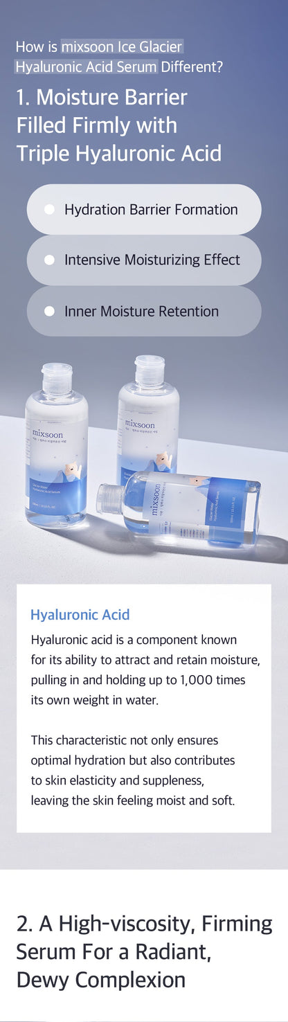 <tc>[mixsoon] Glacier Water Hyaluronic Acid Serum</tc>