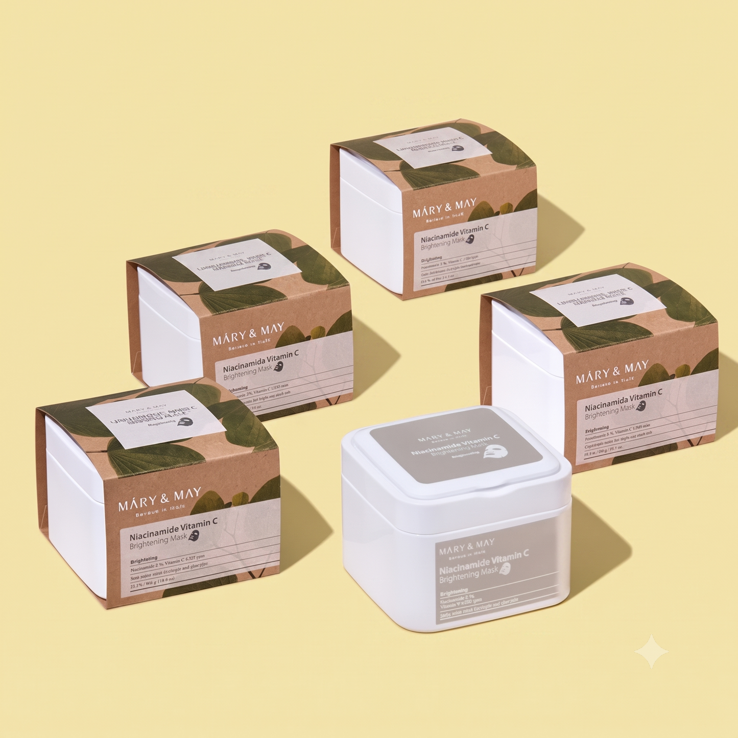 Mary&May Niacinamide Vitamin C Brightening Mask 30pcs
