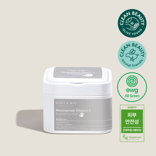 Mary&May Niacinamide Vitamin C Brightening Mask 30pcs
