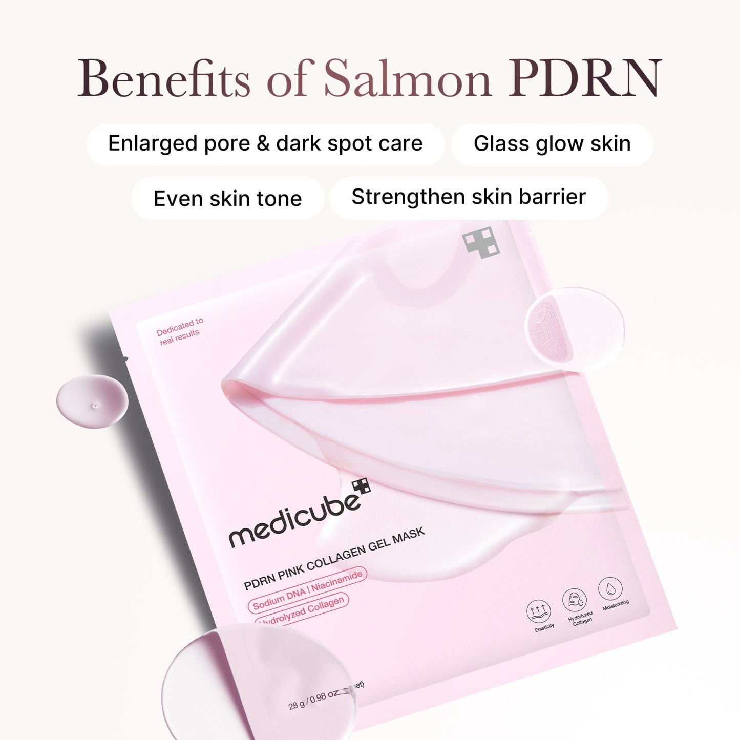 [Medicube] Salmon PDRN Pink Collagen Jelly Gel Mask