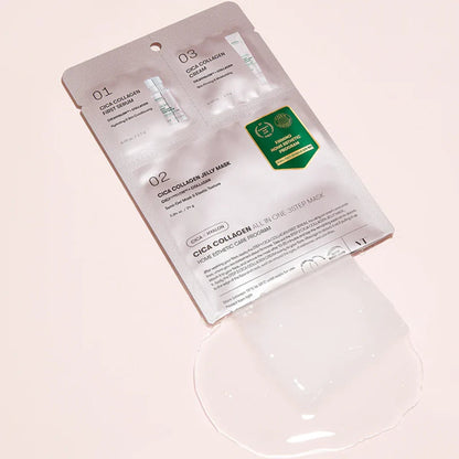 [VT Cosmetics] Cica Collagen All In One 3Step Mask (1.5G+1.5G+25G)