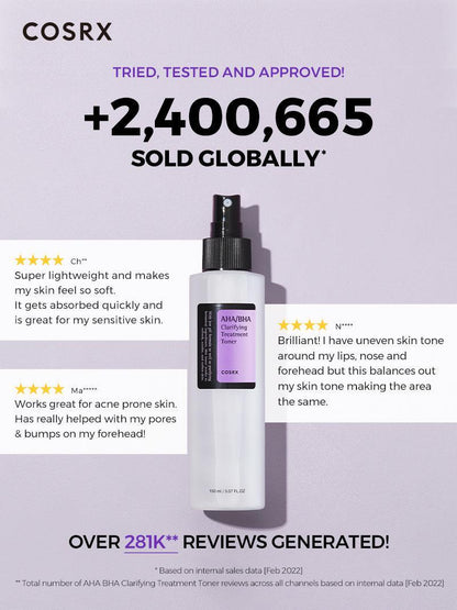 <tc>[COSRX] AHA/BHA Clarifying Treatment Toner</tc>