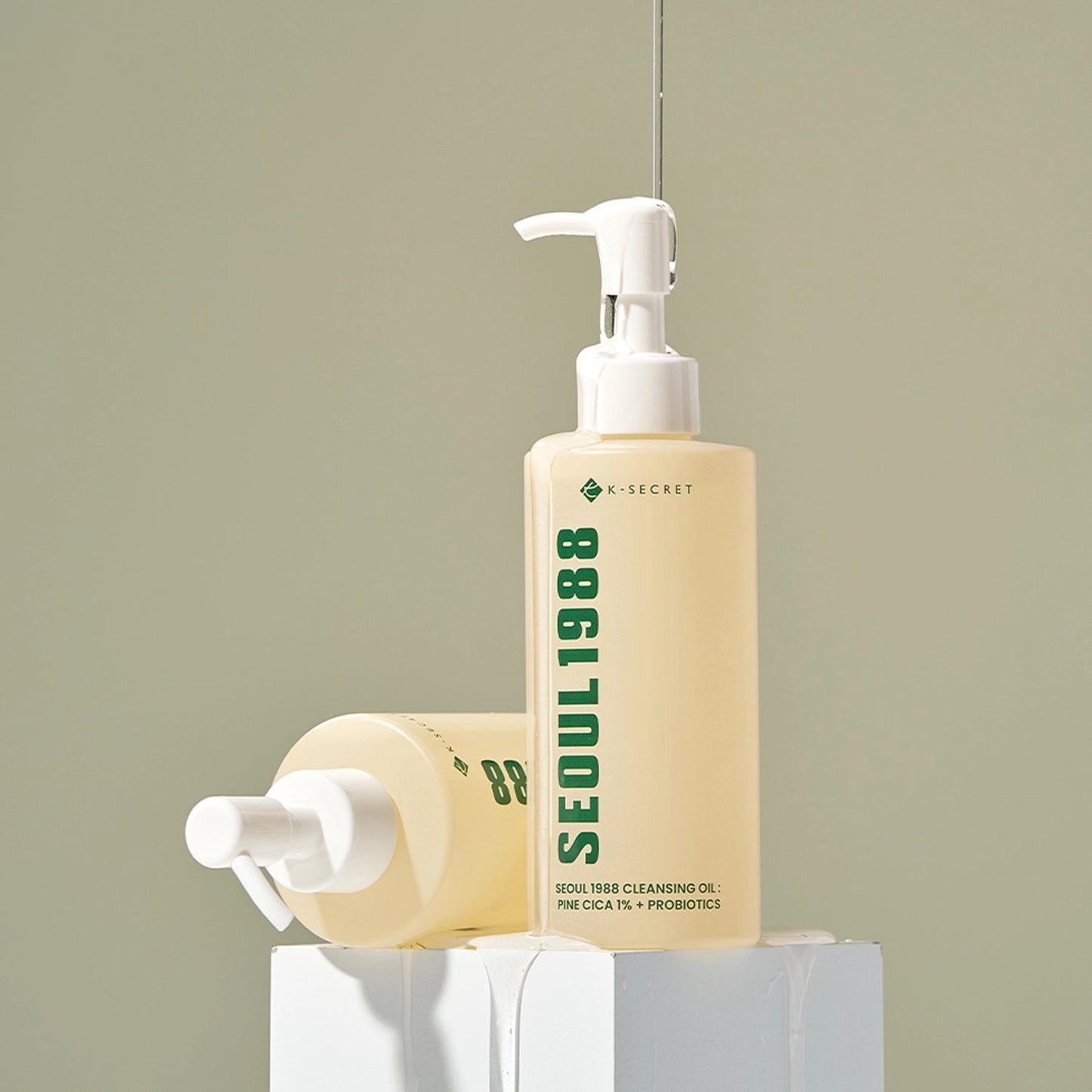 K- Secret - Seoul 1988 Cleansing Oil: Pine Cica 1% + Probiotics 200ml